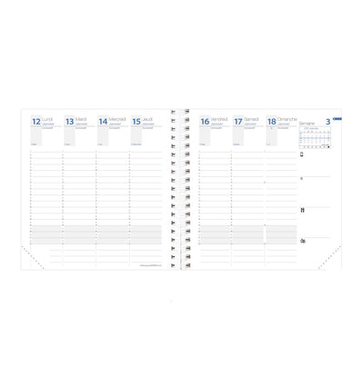QVD Recharge Agenda Time & Life Medium-Agenda-Quo Vadis-Papeterie du Dôme