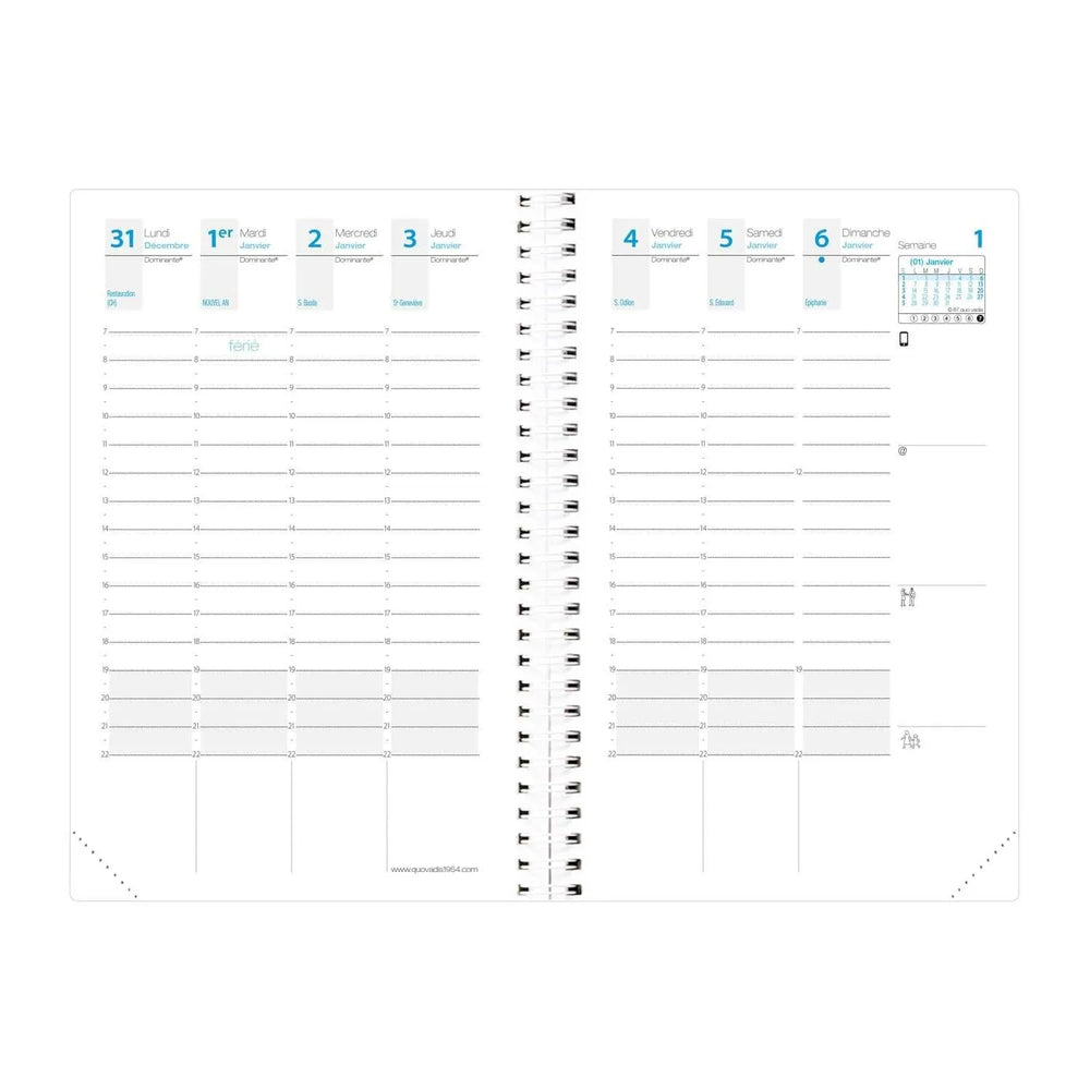 QVD Recharge Agenda Time & Life Pocket-Recharge Agenda-Quo Vadis-Papeterie du Dôme