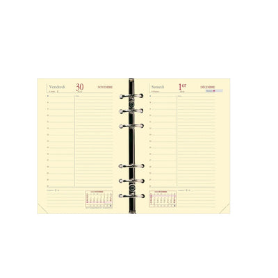 QVD Recharge Agenda Timer 17 Prestige Journalier-Recharge Agenda-Quo Vadis-Papeterie du Dôme