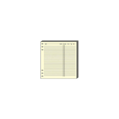 QVD Recharge T14 Feuilles de Téléphone Ivoire-Recharge-Quo Vadis-Papeterie du Dôme