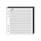 QVD Recharge T17 Fiches de Notes Blanc