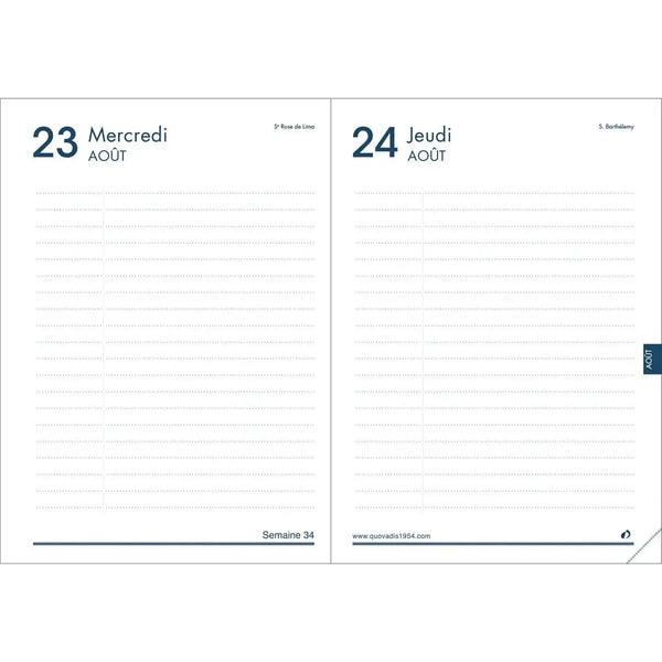 QVD Textagenda Impala-Agenda-Quo Vadis-Papeterie du Dôme