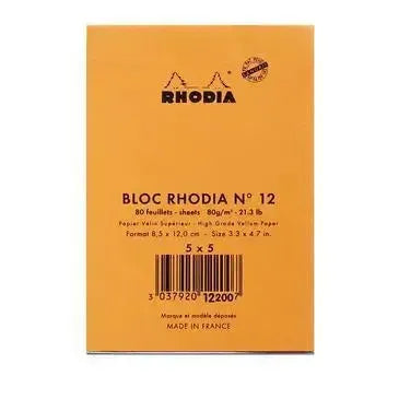 RHD Bloc N°12 5x5-Bloc-Rhodia-Papeterie du Dôme