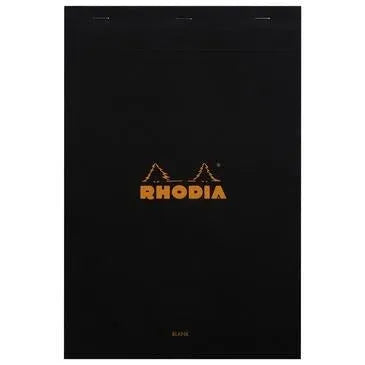 RHD Bloc N°19 Noir A4+-Bloc-Rhodia-Ligné-Noir-Papeterie du Dôme