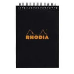 RHD Bloc Spirale N°13 5X5 Noir 80p-Bloc-Rhodia-Papeterie du Dôme