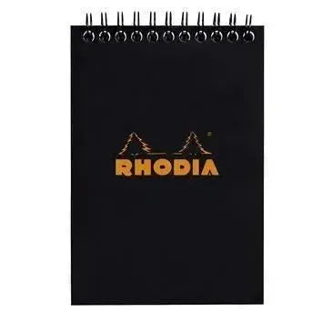 RHD Bloc Spirale N°13 5X5 Noir 80p-Bloc-Rhodia-Papeterie du Dôme