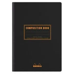 RHD Classic Composition A5-Carnet-Rhodia-Noir-5/5 petits carreaux-Papeterie du Dôme