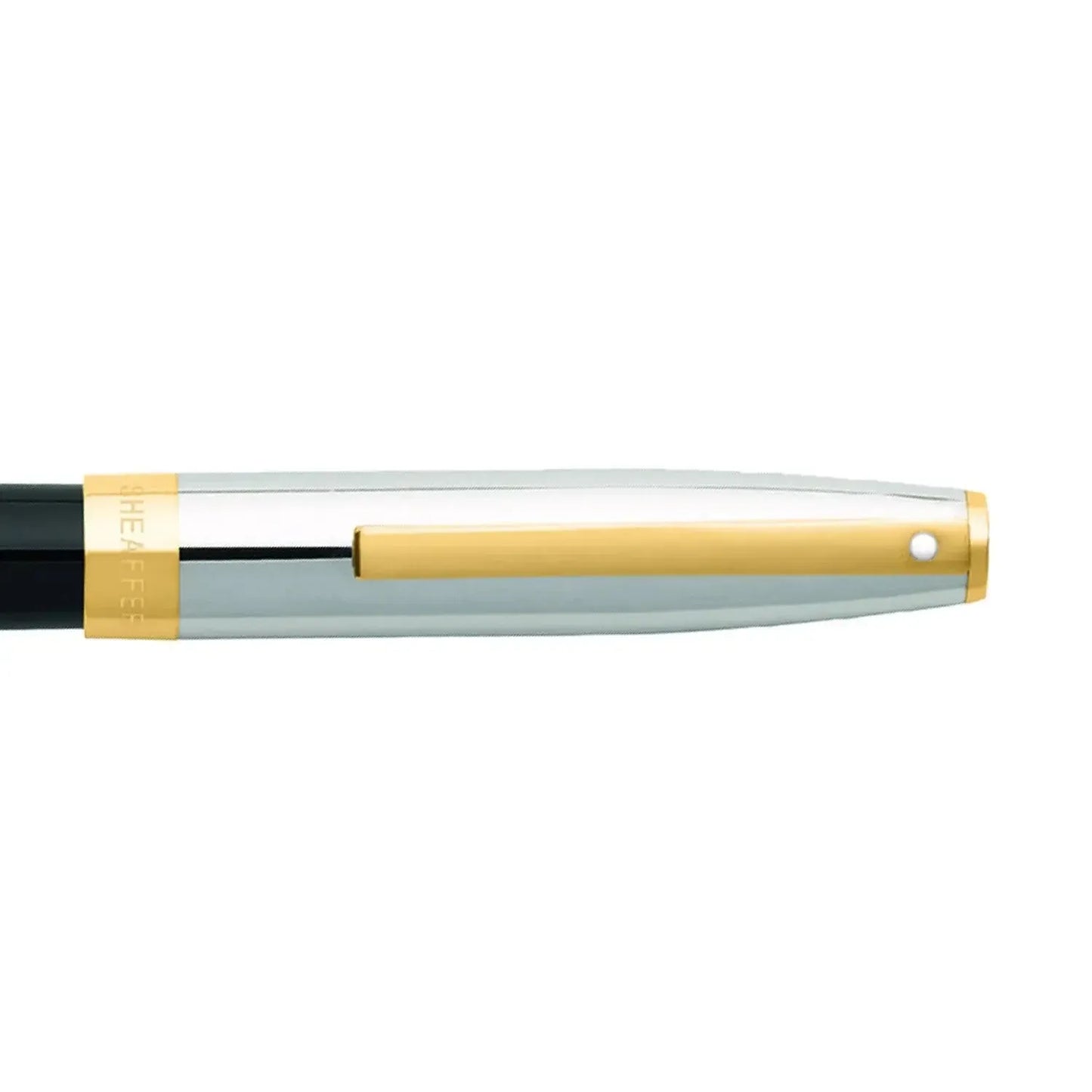 SHF Sagaris 9475 Noir Chrome et Doré Stylo Roller-Stylo Roller-Sheaffer-Papeterie du Dôme