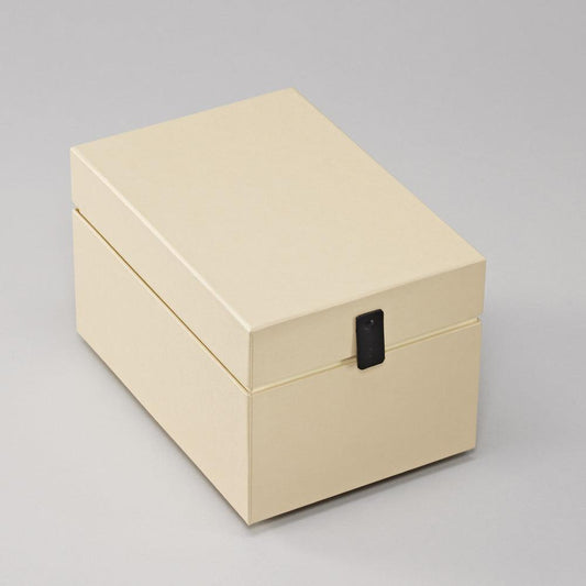 SMK Boîte de Rangement Premium One Line High-Boîte de Rangement-Semikolon-Vanille-Papeterie du Dôme