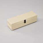 SMK Boîte de Rangement Premium One Line Long-Boîte de Rangement-Semikolon-Vanille-Papeterie du Dôme