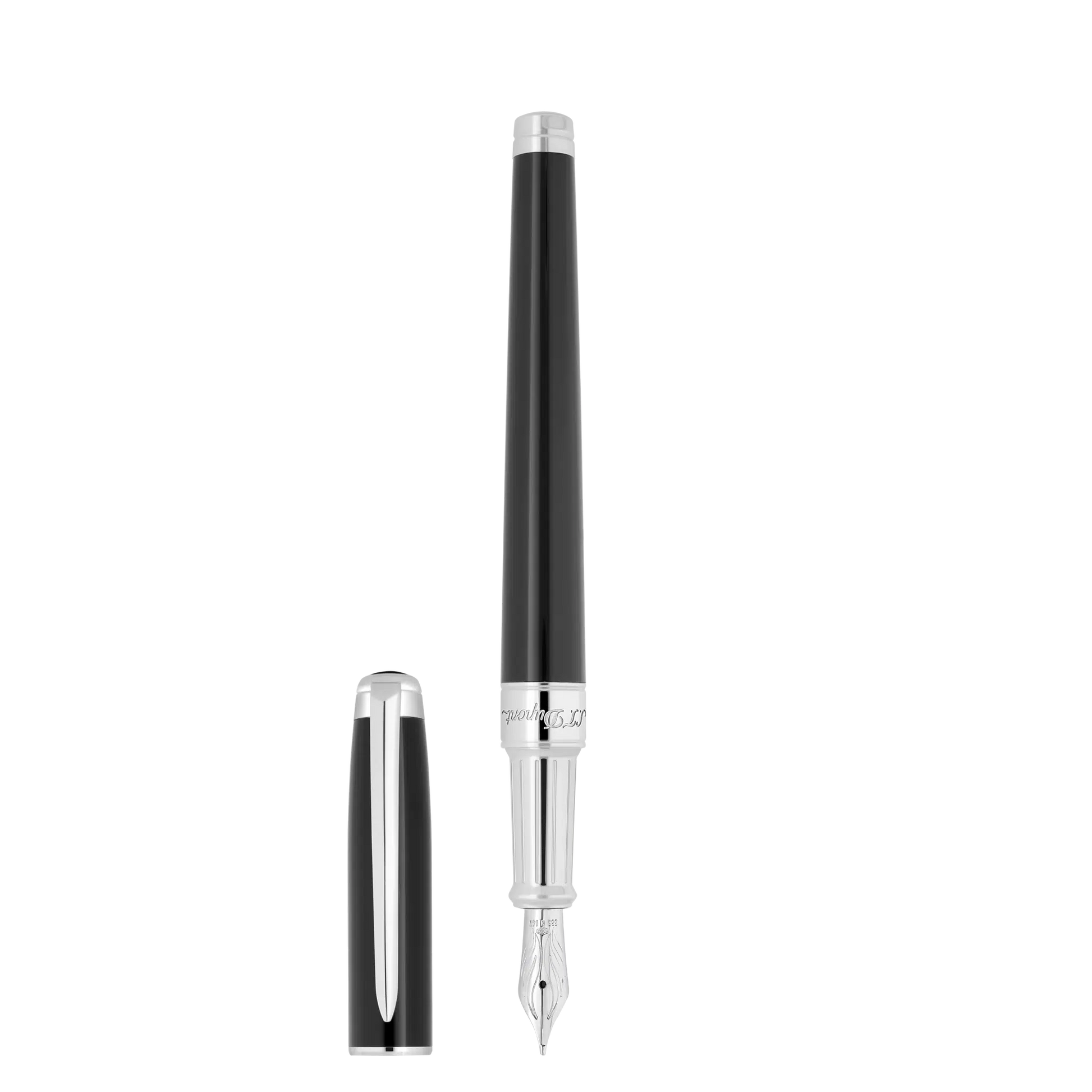 STD D Line Eternity Noir Stylo Plume-Stylo Plume-S.T. Dupont-Papeterie du Dôme