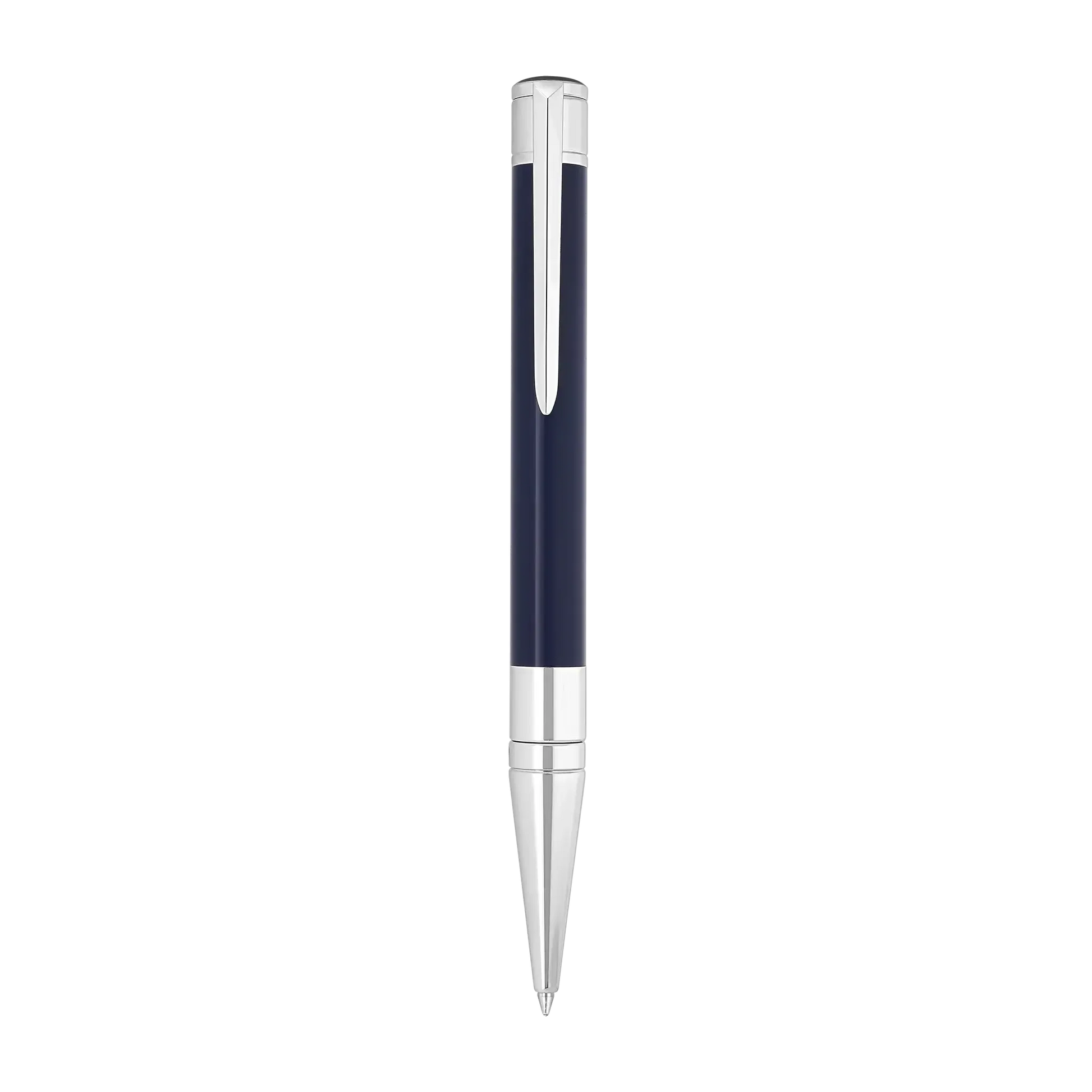 STD Initial Bleu Chromé Stylo Bille-Stylo Bille-S.T. Dupont-Papeterie du Dôme