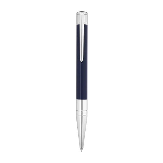 STD Initial Bleu Chromé Stylo Bille-Stylo Bille-S.T. Dupont-Papeterie du Dôme