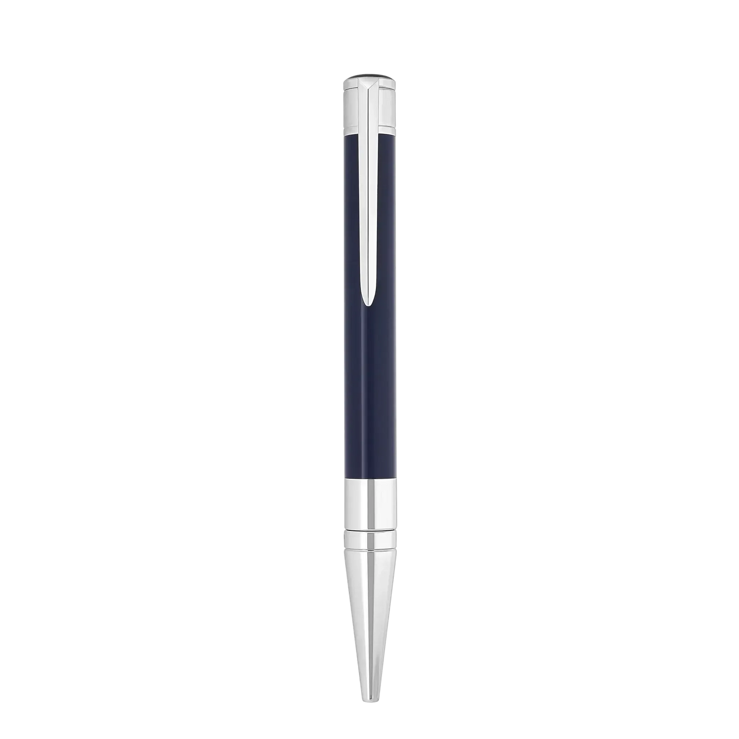 STD Initial Bleu Chromé Stylo Bille-Stylo Bille-S.T. Dupont-Papeterie du Dôme
