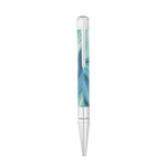 STD Initial Géode Bleu Chrome Stylo Bille-Stylo Bille-S.T. Dupont-Papeterie du Dôme