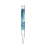 STD Initial Géode Bleu Chrome Stylo Bille-Stylo Bille-S.T. Dupont-Papeterie du Dôme