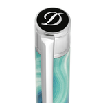 STD Initial Géode Bleu Chrome Stylo Bille-Stylo Bille-S.T. Dupont-Papeterie du Dôme