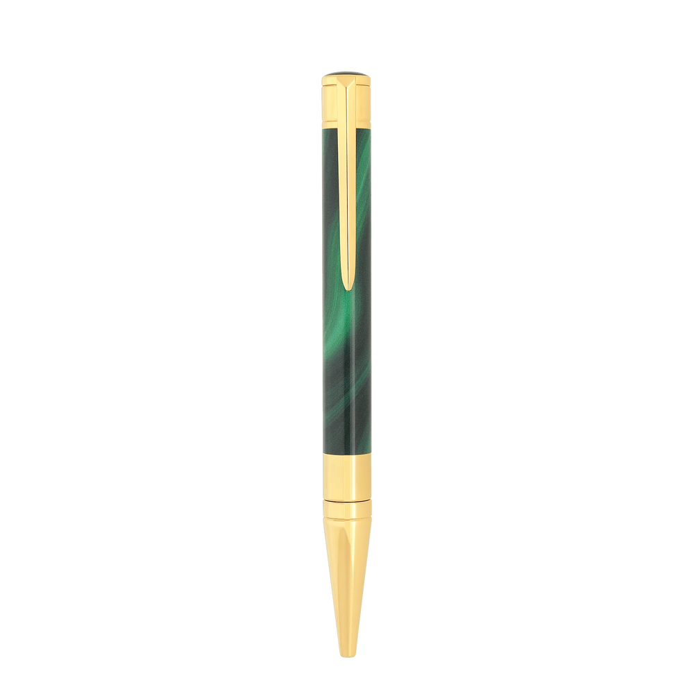 STD Initial Géode Vert Doré Stylo Bille-Stylo Bille-S.T. Dupont-Papeterie du Dôme