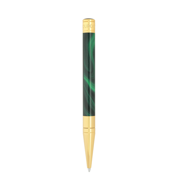 STD Initial Géode Vert Doré Stylo Bille-Stylo Bille-S.T. Dupont-Papeterie du Dôme