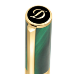 STD Initial Géode Vert Doré Stylo Roller-Stylo Roller-S.T. Dupont-Papeterie du Dôme