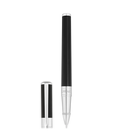 STD Initial Noir Chromé Stylo Roller-Stylo Roller-S.T. Dupont-Papeterie du Dôme