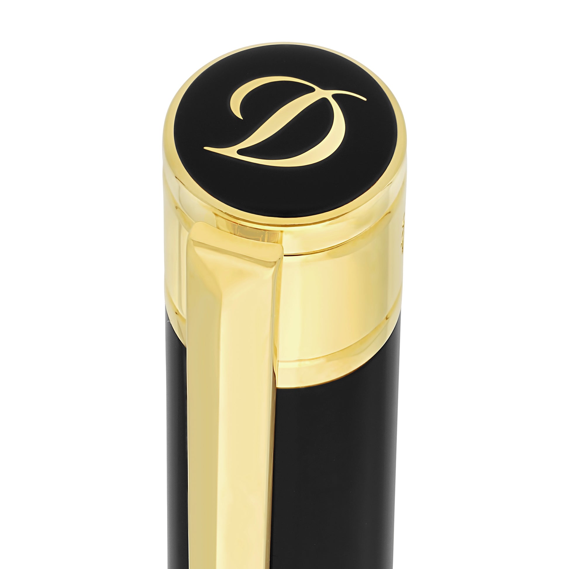 STD Initial Noir Doré Stylo Bille-Stylo Bille-S.T. Dupont-Papeterie du Dôme