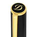 STD Initial Noir Doré Stylo Roller-Stylo Roller-S.T. Dupont-Papeterie du Dôme