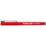 Stylo Artline Artline 200-Stylo-Artline-Rouge-Papeterie du Dôme