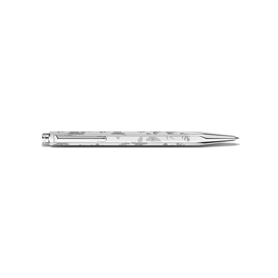 Stylo Bille Caran d'Ache Ecridor Flowers Platiné-Stylo Bille-Caran d'Ache-Papeterie du Dôme