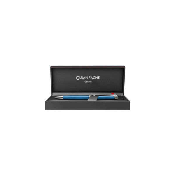 Stylo Bille Caran d'Ache Léman Slim Grand Bleu-Stylo Bille-Caran d'Ache-Papeterie du Dôme