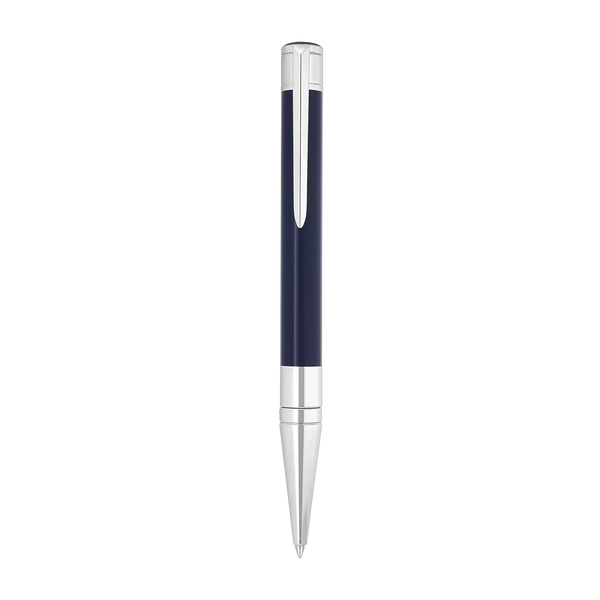 Stylo Bille S.T. Dupont Initial Bleu Chromé-Stylo Bille-S.T. Dupont-Papeterie du Dôme