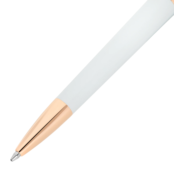 Stylo Bille S.T. Dupont Liberté Blanc Or-Stylo Bille-S.T. Dupont-Papeterie du Dôme