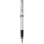 Stylo Plume Diplomat Excellence A2 Blanc Chromé Perle 14ct-Stylo Plume-Diplomat-Papeterie du Dôme