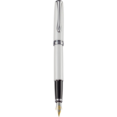 Stylo Plume Diplomat Excellence A2 Blanc Chromé Perle 14ct-Stylo Plume-Diplomat-Papeterie du Dôme
