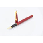 Stylo Plume Diplomat Traveller Dark Red Doré - Rouge-Stylo Plume-Diplomat-Papeterie du Dôme