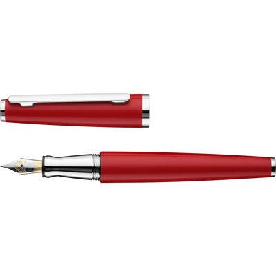 Stylo Plume Otto Hutt OH design 06 Rouge-Stylo Plume-Otto Hutt-Papeterie du Dôme