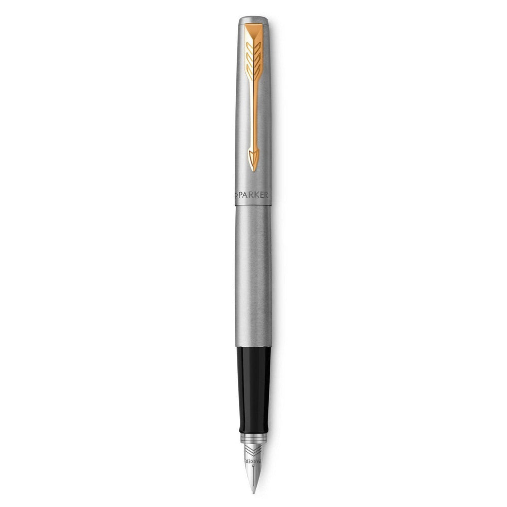 Stylo Plume Parker Jotter Acier CT-Stylo Plume-Parker-Papeterie du Dôme