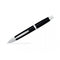PLT Capless Rhodium-plated Attributes Black Fountain Pen