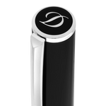 Stylo Plume S.T. Dupont Initial Noir Chromé-Stylo Plume-S.T. Dupont-Papeterie du Dôme
