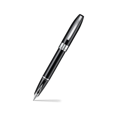 Stylo Plume Sheaffer Legacy-Stylo plume-Sheaffer-Chevron Black/Gun metal-Fine-Papeterie du Dôme