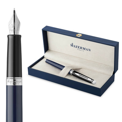 Stylo Plume Waterman Hémisphère Colour Blocking Bleu-Stylo Plume-NEWELL BRANDS FRANCE SAS-Papeterie du Dôme