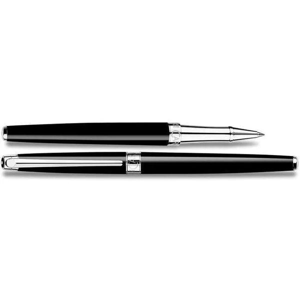 Stylo Roller Caran d'Ache Léman Slim Noir Ébène-Stylo Roller-Caran d'Ache-Papeterie du Dôme