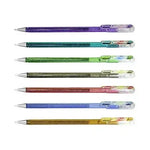 Stylo Roller Pentel Pochette 7 DualMetallic-Stylo Roller-Pentel-Papeterie du Dôme