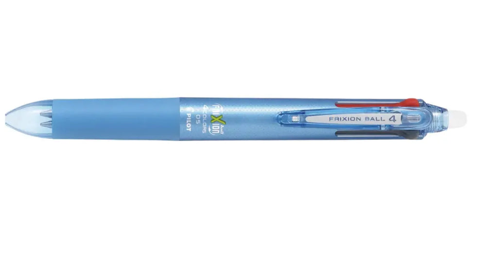 Stylo Roller Pilot Basics FriXion Ball 4 Couleurs-Stylo Roller-Pilot Basics-Bleu-Fine-Papeterie du Dôme