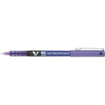 Stylo Roller Pilot Basics Hi-Tecpoint Pointe Aiguille V5 ou V7-Stylo Roller-Pilot Basics-F Fin-Violet-Papeterie du Dôme
