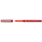 Stylo Roller Pilot Basics Hi-Tecpoint Pointe Aiguille V5 ou V7-Stylo Roller-Pilot Basics-M Moyen-Rouge-Papeterie du Dôme