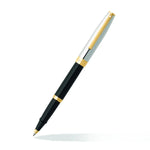Stylo Roller Sheaffer Sagaris 9475 Noir Chrome et Doré-Stylo Roller-Sheaffer-Papeterie du Dôme
