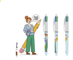 BIC Stylo Bille 4 Couleurs Gomargu