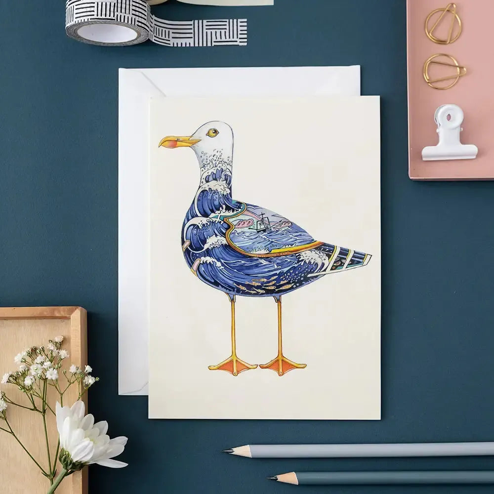 TDM Carte Double-Carterie-The DM Collection-Seagull-Papeterie du Dôme