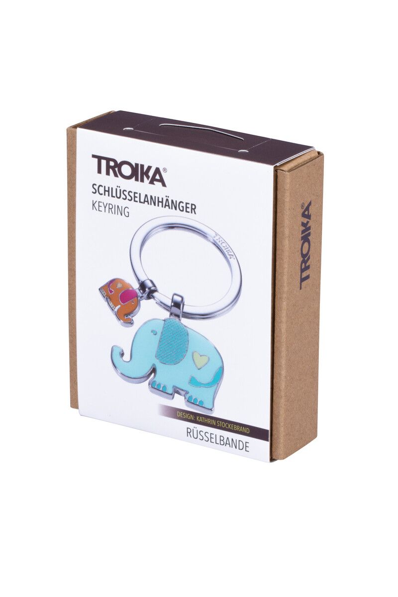 TRK Porte Clés "Élephants"-Porte Clés-Troika-Papeterie du Dôme
